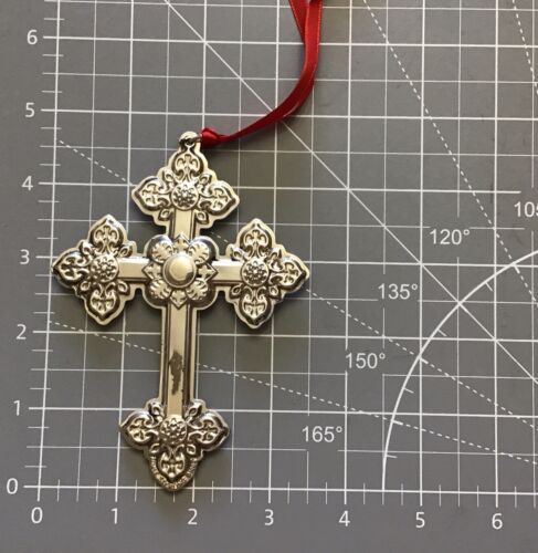 Towle Sterling Silver Cross Ornament 6th Edition 1999 - Picture 3 of 5