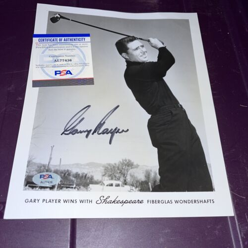 Gary Player 3x Masters Champ signiert 8x10 Foto PSA DNA - Bild 1 von 1