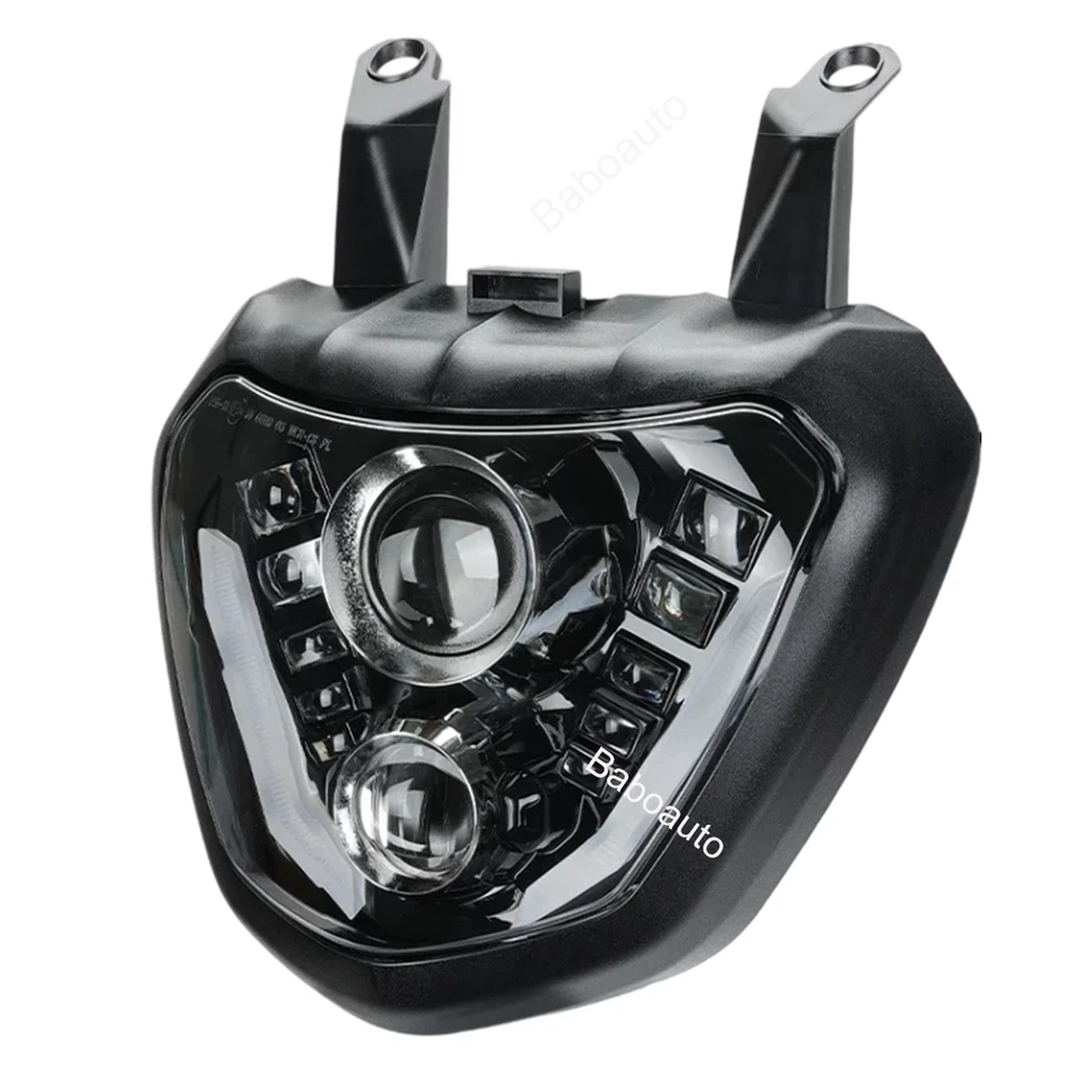 Faro LED DRL para Yamaha MT 07 FZ 07 2014-2017 con marca de verificación E24 - Imagen 2 de 4