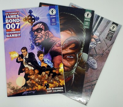 Brand New Dark Horse Comics James Bond 007 Quasimodo Gambit Full-Set #1-3 NM!  