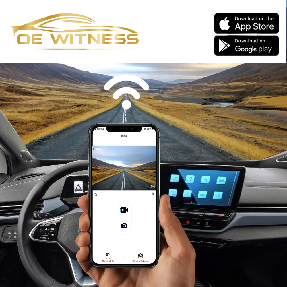 OE Witness 4K Ultra HD Front & Rear Dash Cam For Audi Q4 ETRON 2018