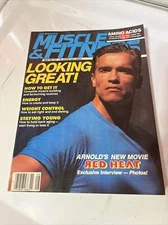 Muscle And Fitness August 1988 Arnold Schwarzenegger’s Movie Red Heat
