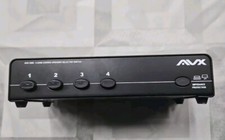 AVX Audio AVX-1600 4 Zone Stereo Speaker Selector Switch Tested  Working