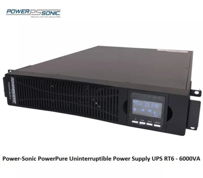 Power-Sonic PowerPure Unterbrechungsfreie Stromversorgung USV RT6 - 6000VA - ''Brandneu''