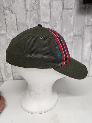 Weblos Uniform Logo Plaid Youth Flex Hat M/L Green - Picture 4 of 7
