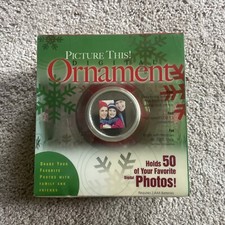 Picture This Digital Christmas Ornament Holds 50 Photos New In Box