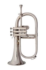 FLUGEL HORN  WOW EQUISITE BB/F 4 VALVE SILVER NEW FREE HARD CASE MOUTHPIECE