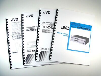 JVC A-X400 A-X400B Amplifier Owners Instruction Manual