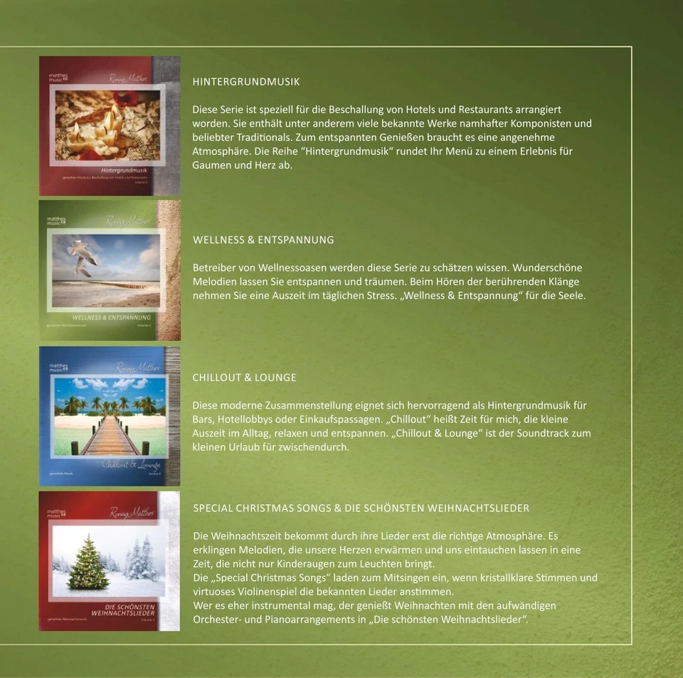 Wellness & Entspannung, Vol. 6 - Gemafreie Entspannungsmusik (CD: Ronny Matthes) - Bild 4 von 4