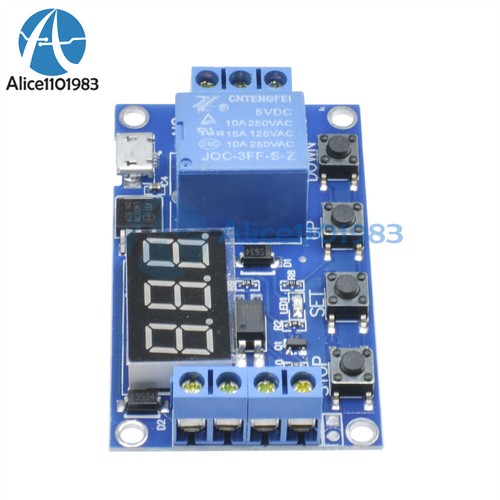 DDC-431 5V/12V LED Automation Delay Timer Controller Schalter Relais Modul Display - Bild 18 von 30