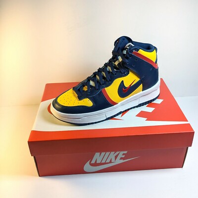Nike Dunk High Up Varsity Maize Michigan Women s Size 9 Men 7 Brand New In Hand