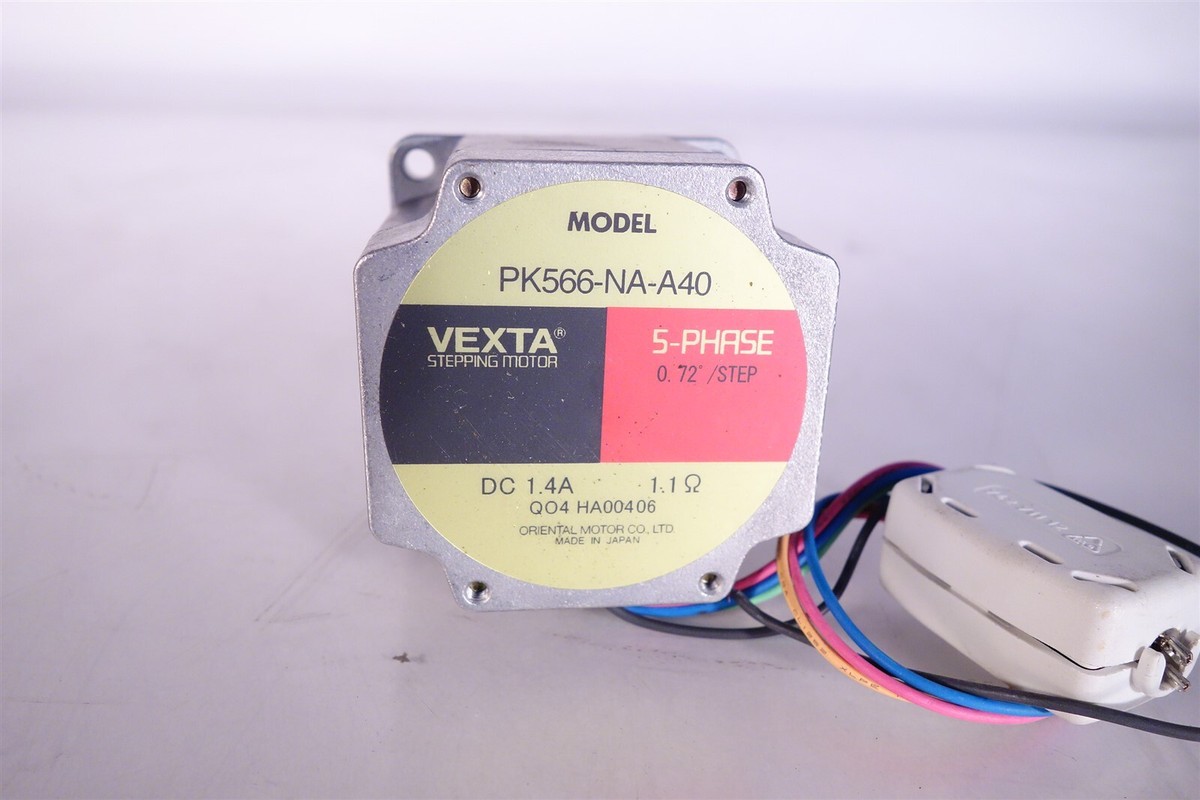 Vexta Model PK566-NA-A40 Stepping Stepper Motor 5-Phase Japan | eBay