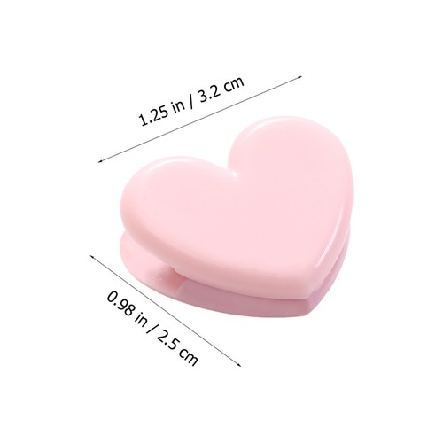 Set of 2 Liebesclip Büro Süße Herzklammern Clips Für Lebensmittelbeutel - 第 5/12 張圖片