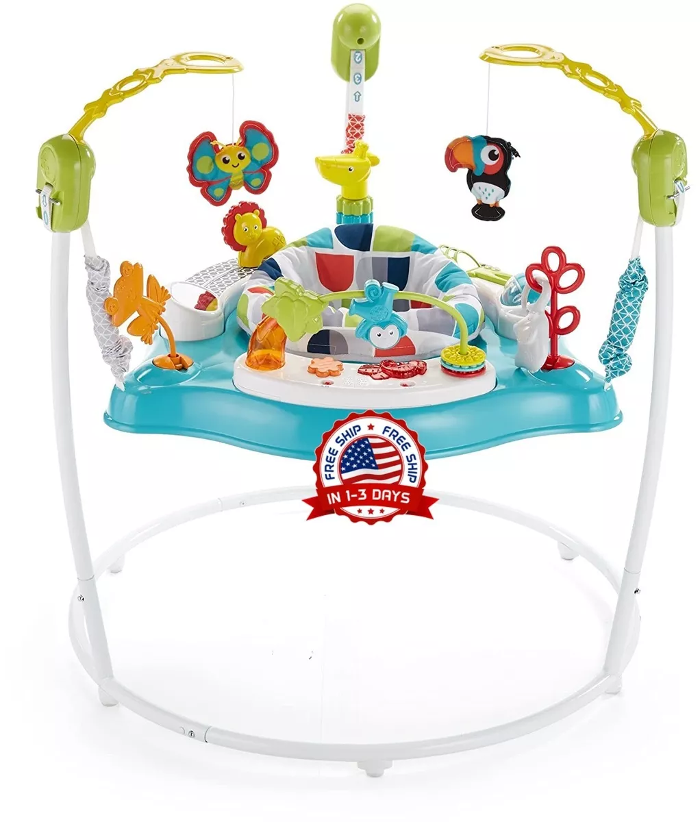 Silla para Bebe Saltarina Actividad Jugar Saltar Musica Juguetes Luces 6+  Meses