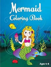 Mermaid Coloring Book: Ages 4- - Paperback - VERY GOOD