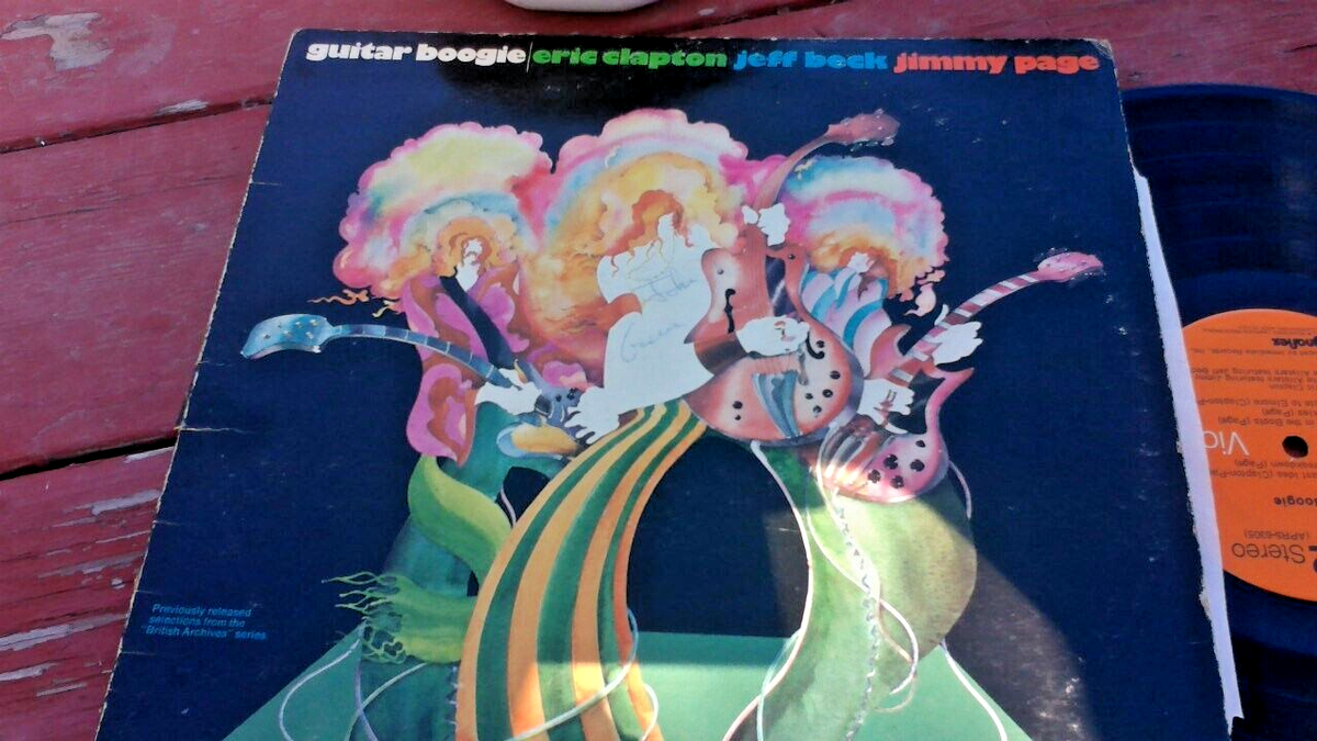Eric Clapton Jeff Beck Jimmy Page Guitar Boogie RCA 4624 Record