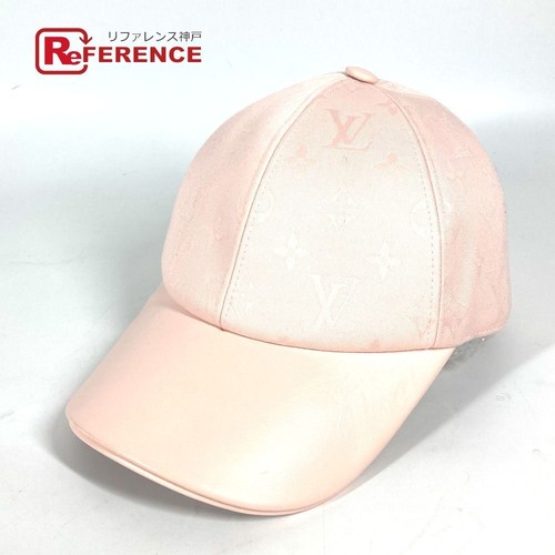 LOUIS VUITTON LV First Women's Cap Hat M7089L Cotton L Size Pink Rose Clair - Picture 2 of 10