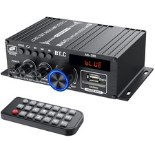 Linkfor Stereo Audio Amplifier with Bluetooth 5.0 Receiver Hifi 40W X 2 Power Am