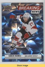 2024-25 Upper Deck Series 1 Breaking News Simon Nemec #BN-30 READ 18qv