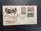 Canada 1939 FDC 1st day cover to USA KGVI Royal Visit Royal Train cancel Staehle