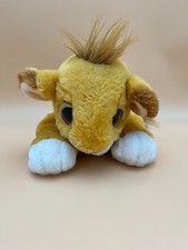 Mattel The Lion King Laying Baby Simba 12" Stuffed Plush Animal 1993 Vintage