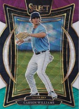 2025 Select Baseball Carson Williams Tri Color Prizm #54 Concourse PWE