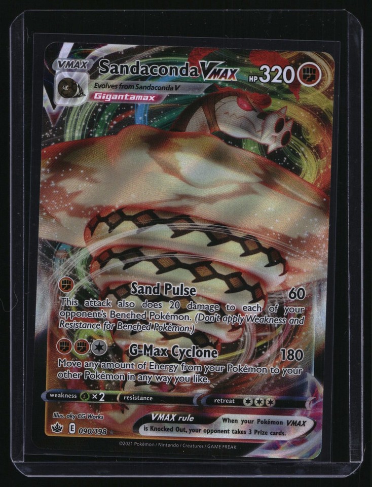 Pokémon Chilling Reign # Sandaconda VMAX Pokémon Chilling Reign #090/198 Sandaconda VMAX