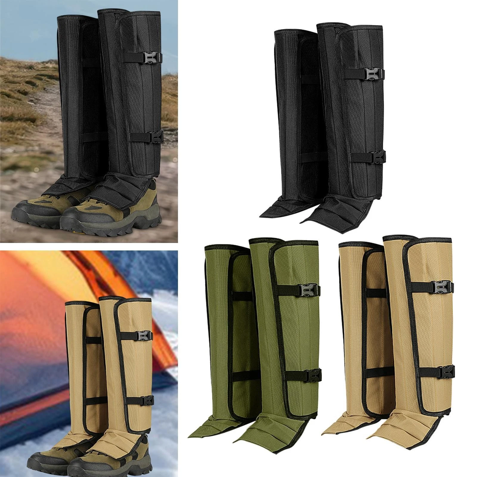 Leg Gaiters Adjustable Comfortable Leg Guards for Outdoor Climbing Walking
Opens in a new window or