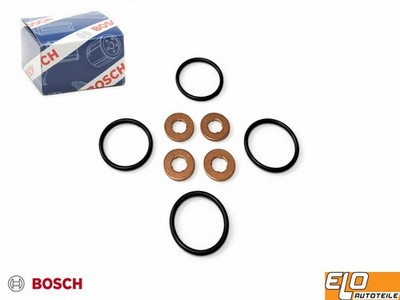 4x ORIGINAL BOSCH Dichtungssatz O-Ringe Kupferdichtungen Injektor Dichtring BMW
