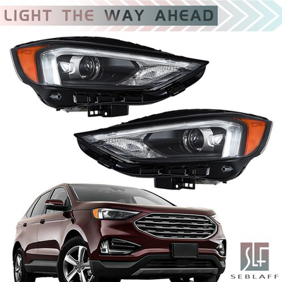 #ad For Ford Edge 2019 2023 LED Headlight Assembly W LED DRL Black LeftRight Side $257.68