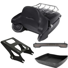 King Trunk Luggage Rack LED Tail Light for Harley Touring Road King 2014 2025