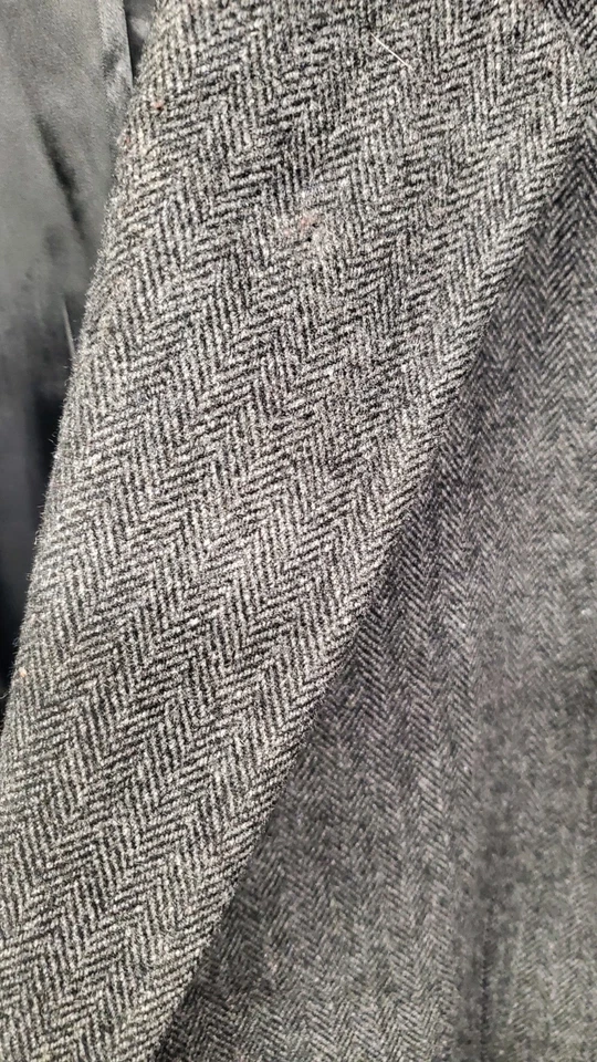 Stafford Men's 46R Gray Wool Blend Classic Fit Top Coat Overcoat Jacket MINT - Image 3 of 4