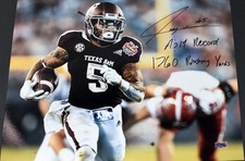 TRAYVEON WILLIAMS SIGNED TEXAS A&M AGGIES 16x20 PHOTO W/ 1760 RUSHING YARDS