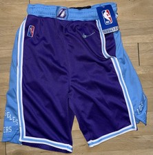 LA Lakers City Edition Swingman Shorts Purple Blue NBA 75 Edition Nike Youth M