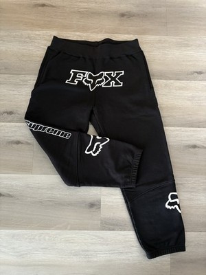 Supreme Fox Racing Sweatpants FW20 Black Size Small Men Patch