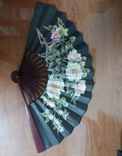 Korean traditional folding fan, 33 cm