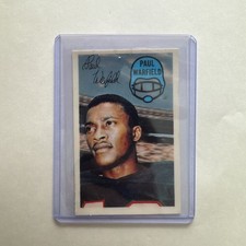 1970 Kellogg's 3-D Super Stars - Paul Warfield #21 Mint!