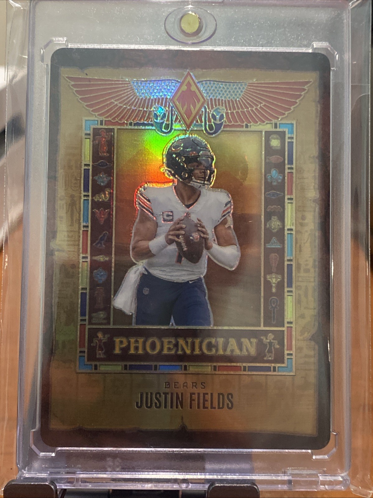 2023 Phoenix Justin Fields Phoenician Case Hit Ssp #ph-4 New York Jets