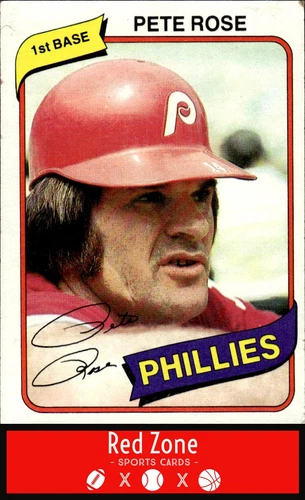 1980 Topps - #540 Pete Rose EX.