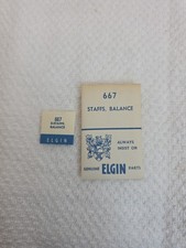 Genuine Elgin 3 Staffs, Balance 667 Watch Parts NOS