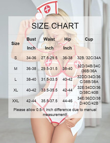 Sexy Lingerie Women Naughty Roleplay Lingerie Bodysuit Nurse Cosplay Outfits