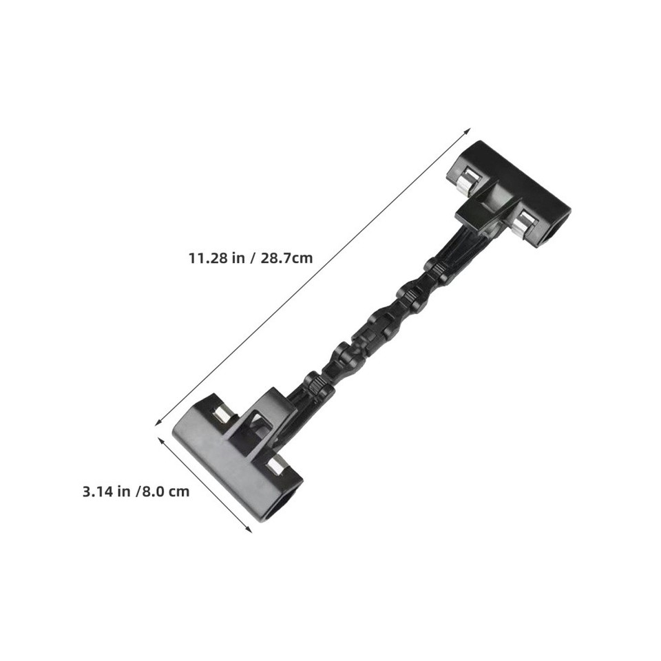 2pcs Rotating Document Holder Clip Flexible Gooseneck Arm with Dual ...