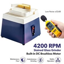 Stained Glass Grinder Bit Glass Art Grinding Machine Stain Glass Tool -4200r/min