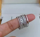 925 Sterling 8 Set Of Stacking Silver Ring 925 Sterling Silver Handmade All Size