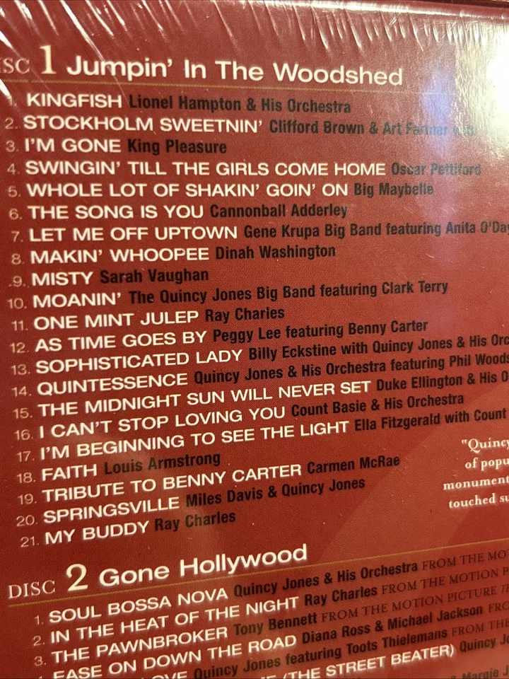 Q: QUINCY JONES The Musical Biography 4 CD Box Set GREATEST HITS ANTHOLOGY BEST - Image 3 of 4