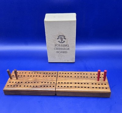 Vintage Pacific Game Co. Folding Cribbage Board #703 ~ North Hollywod California