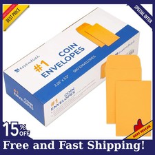 500 Piece Coin Envelopes 2.25" x 3.5", Gummed Flap, Small Parts  Coin Storage E