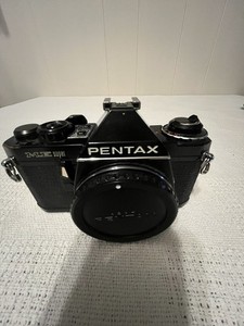 Pentax ME Super 35mm Camera, Vintage, All Black, Bundle w/Flashes, Lenses & more