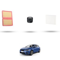 Hoffcar Set Service - 3 Filter Kompatibel Mit Seat Ibiza V 1.0 Tgi 66Kw Von 2