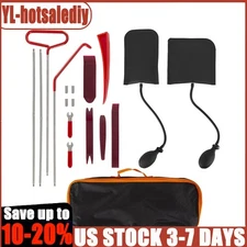 18Pcs Car Tool Kit Portable Emergency Tools for Car Door Opening Tool Set